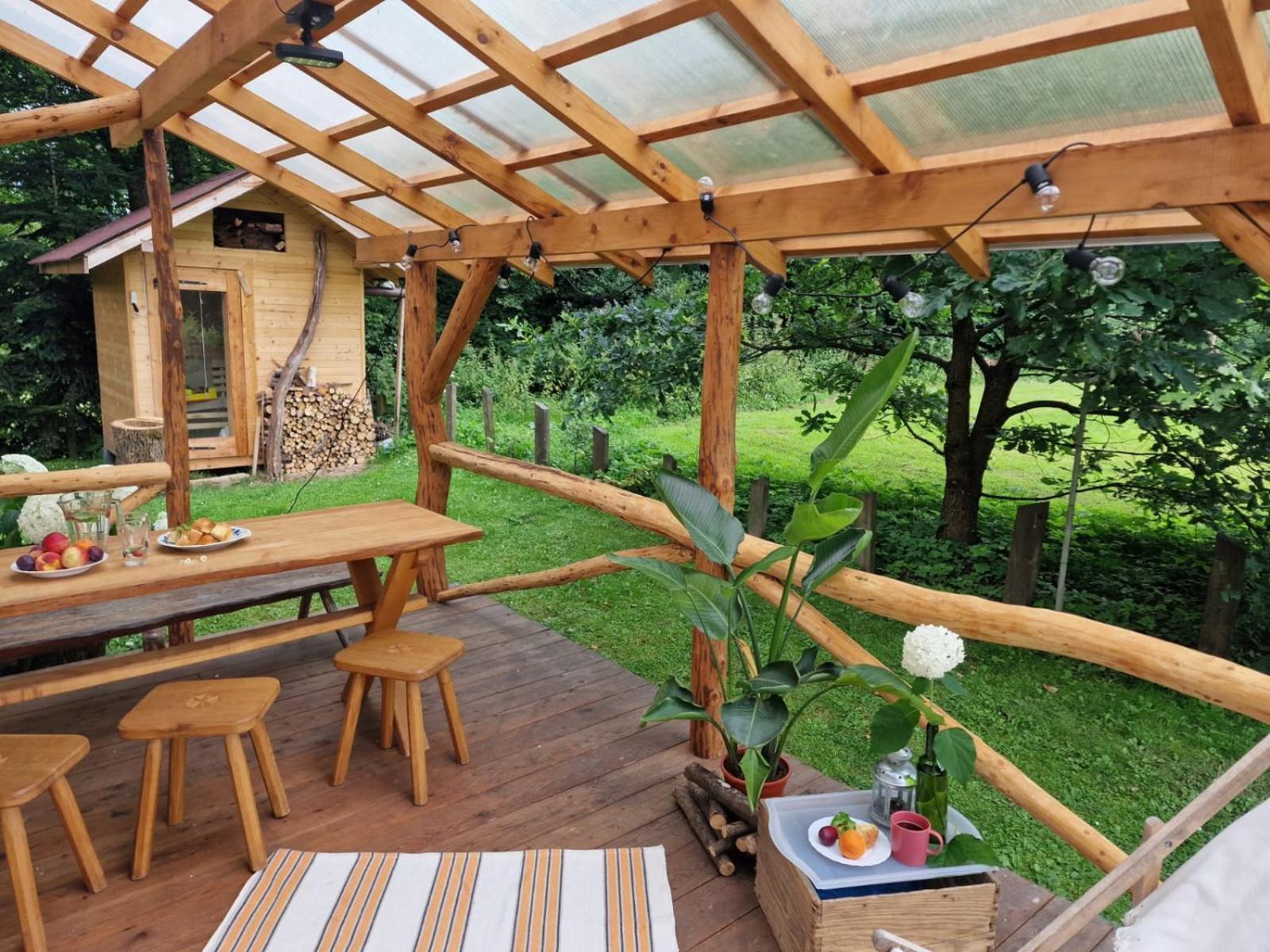 Bieszczadzki Kat Villa Lesko Bagian luar foto